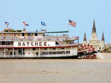 Sonntags-Jazz-Brunch-Kreuzfahrt auf dem Dampfschiff Natchez in New Orleans