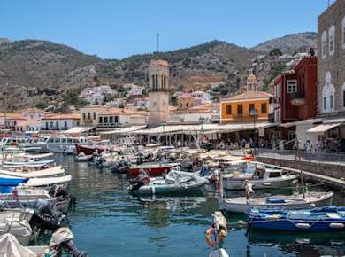 Bootsfahrt zur Insel Hydra mit Freizeit in der Stadt