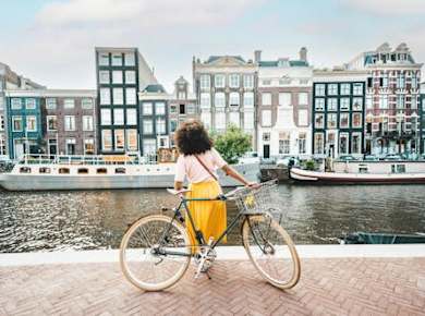 Fahrradverleih in Amsterdam