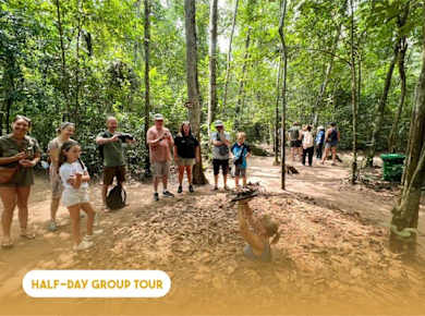 Historische Tour durch die Tunnel von Cu Chi
