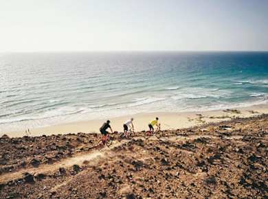 Mountain bike rental service from Corralejo in Fuerteventura