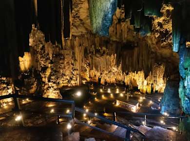 Full-day tour with Cretan caves, olive oil and pottery from Plakias