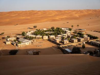 Wild bivouac desert night from Djerba and Zarzis