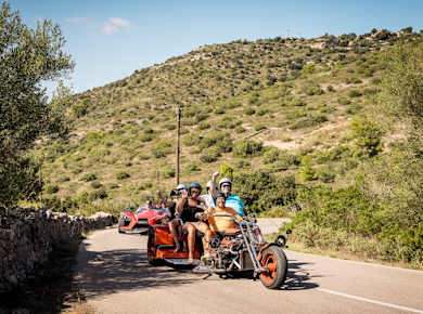 Majorcan mountains, sea and countryside trike tour