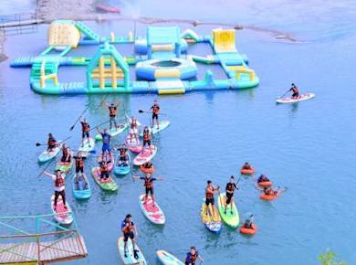 Aqua Fun Park mit Buggy-Safari, Rafting und Paddle-Boarding