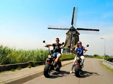 Nachhaltige, selbstgeführte E-Chopper-Tour in Amsterdam