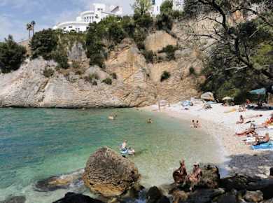 Bootsausflug nach Crystal Beach mit privatem Transfer ab Ulcinj