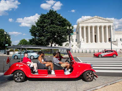 Washington Mall and monuments tour by electric car