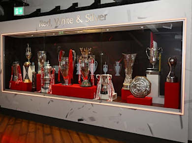 Entrance ticket to the Liverpool FC museum in Anfield Stadium