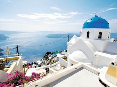 Santorini Dörfer Tour mit Pharos Leuchtturm