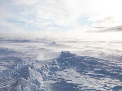 Into Langjökull Glacier
