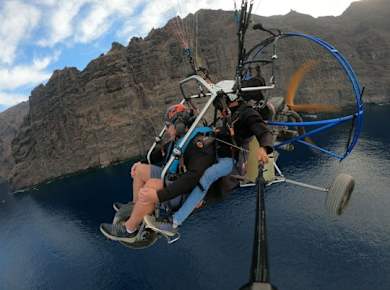 Paratrike-Reise über Los Gigantes