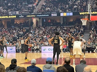 Cleveland Cavaliers Basketball Game at Rocket Mortgage Fieldhouse