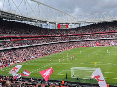 Arsenal FC football game with matchday hospitality at Emirates Stadium