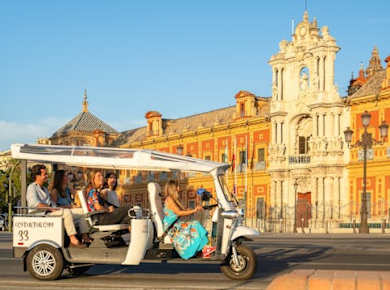 2-hour expert tour of Seville in a private electric tuk-tuk