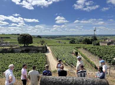 Radtour im Herzen der Weinberge von Saint-Emilion