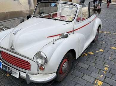Prague tour in an authentic vintage car with a driver