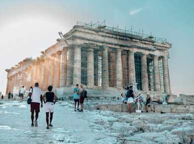 Geführte Tour durch die Mythologie der Akropolis und kulinarische Tour