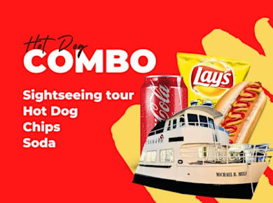 Miami Sightseeing Bootstour mit Hotdog-Kombination