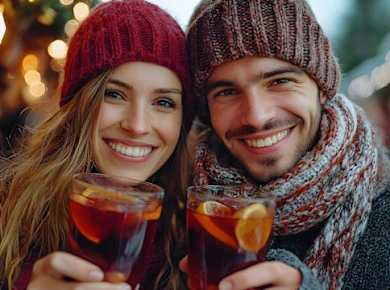 Winter Cruise with mulled wine and Christmas music
