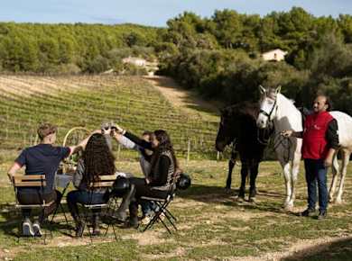 Ausritt und traditionelles Picknick auf Mallorca