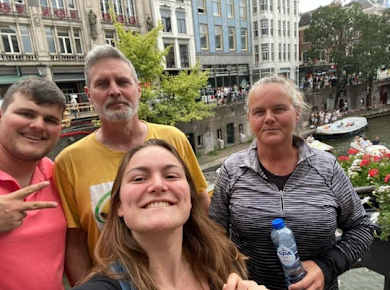 Utrecht bei einem privaten geführten Spaziergang mit einem lokalen Tourguide