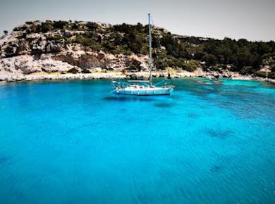 Rhodos von Bucht zu Bucht Katamarantour