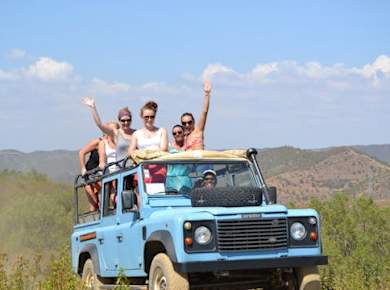 Algarve private half-day 4x4 adventure from Portimão