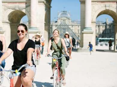 Fahrradtour zu den Pariser Highlights und Seine-Kreuzfahrt