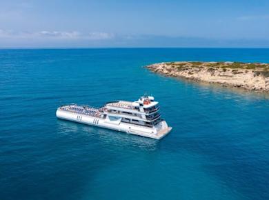 Paphos Ocean Vision Night Cruise with Show & Transport