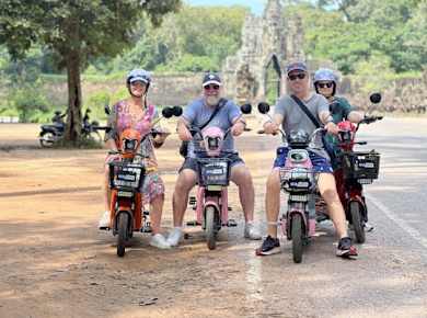 Angkor Sonnenaufgang E-Bike-Tour mit Mittagessen