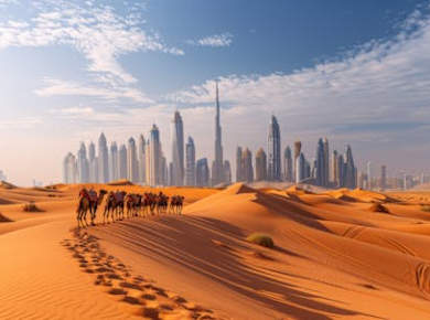 Wüstensafari mit BBQ-Dinner und Tanzshow in Dubai