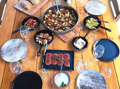 Farm-to-Table Private Dining auf einer Mikrofarm in Lefkada