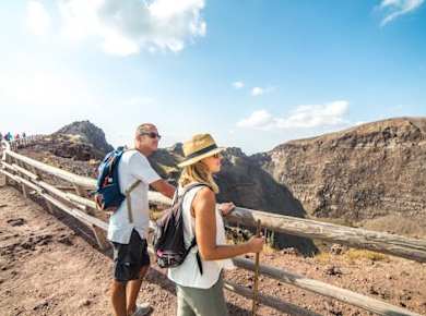 Pompeji und Vesuv Vulkan überspringen Sie die Linie geführte Tour von Sorrento