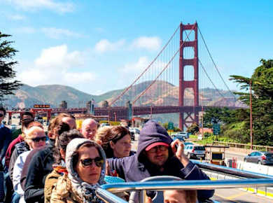 City Sightseeing hop-on hop-off bus tour of San Francisco