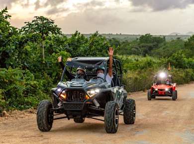Punta Cana evening buggy tour with Dominican dinner