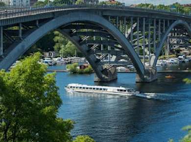 Unter den Brücken von Stockholm Bootstour