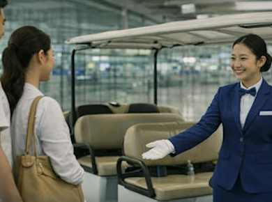Prioritätsspur am Flughafen Bangkok mit Butler und optionalem Buggy