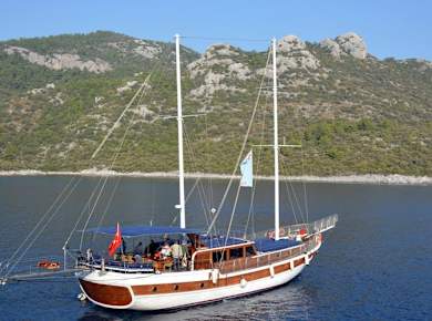 Family-friendly gulet boat cruise from Marmaris