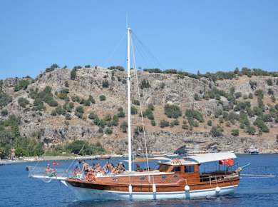 Full day small-group Turkish gulet boat cruise from Marmaris with lunch