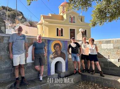 Karpathos mountain villages easy guided hike with lunch