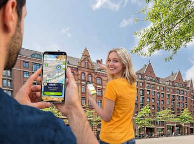 Selbstgeführte digitale Schnitzeljagd in Hamburg Altona