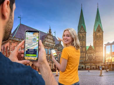 Selbstgeführte digitale Schnitzeljagd in Bremen