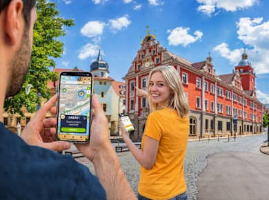 Selbstgeführte digitale Schnitzeljagd in Gotha