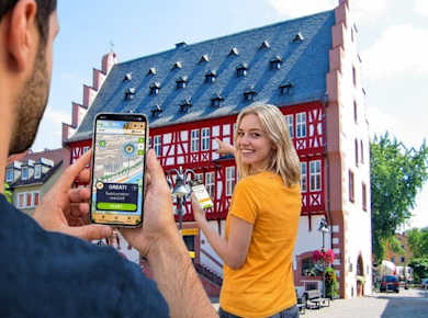 Selbstgeführte digitale Schnitzeljagd in Hanau