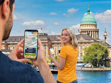 Selbstgeführte digitale Schnitzeljagd in Potsdam