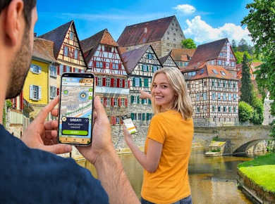 Selbstgeführte digitale Schnitzeljagd in Schwäbisch Hall