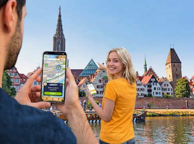 Selbstgeführte digitale Schnitzeljagd in Ulm