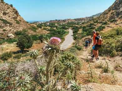 Talwanderung in Karpathos