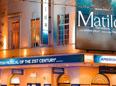 Matilda the Musical tickets with two-course pre-theatre dinner